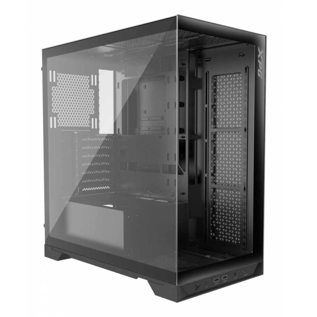 Gabinete Gamer XPG INVADER X Gabinete GAMER XPG INVADER X Media Torre ATX Micro-ATX Y Mini-ITX Panel Frontal Y Lateral Vidrio Templado. Ventiladores Incluidos. INVADERXMT-BKCWW - Deepcool