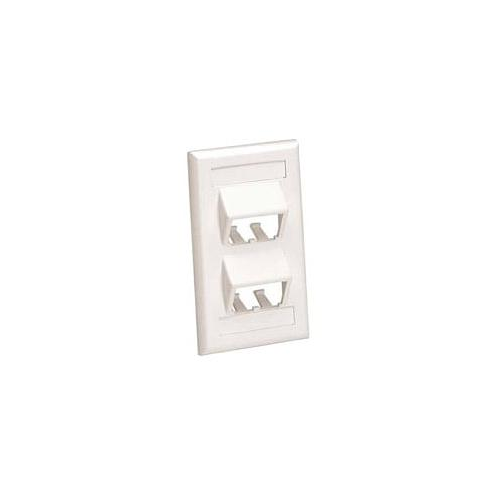 PANDUIT Placa frontal 4 puertos Mini-Com Color Marfil Eléctrico - CFPSE4EI - CFPSE4EI - Null