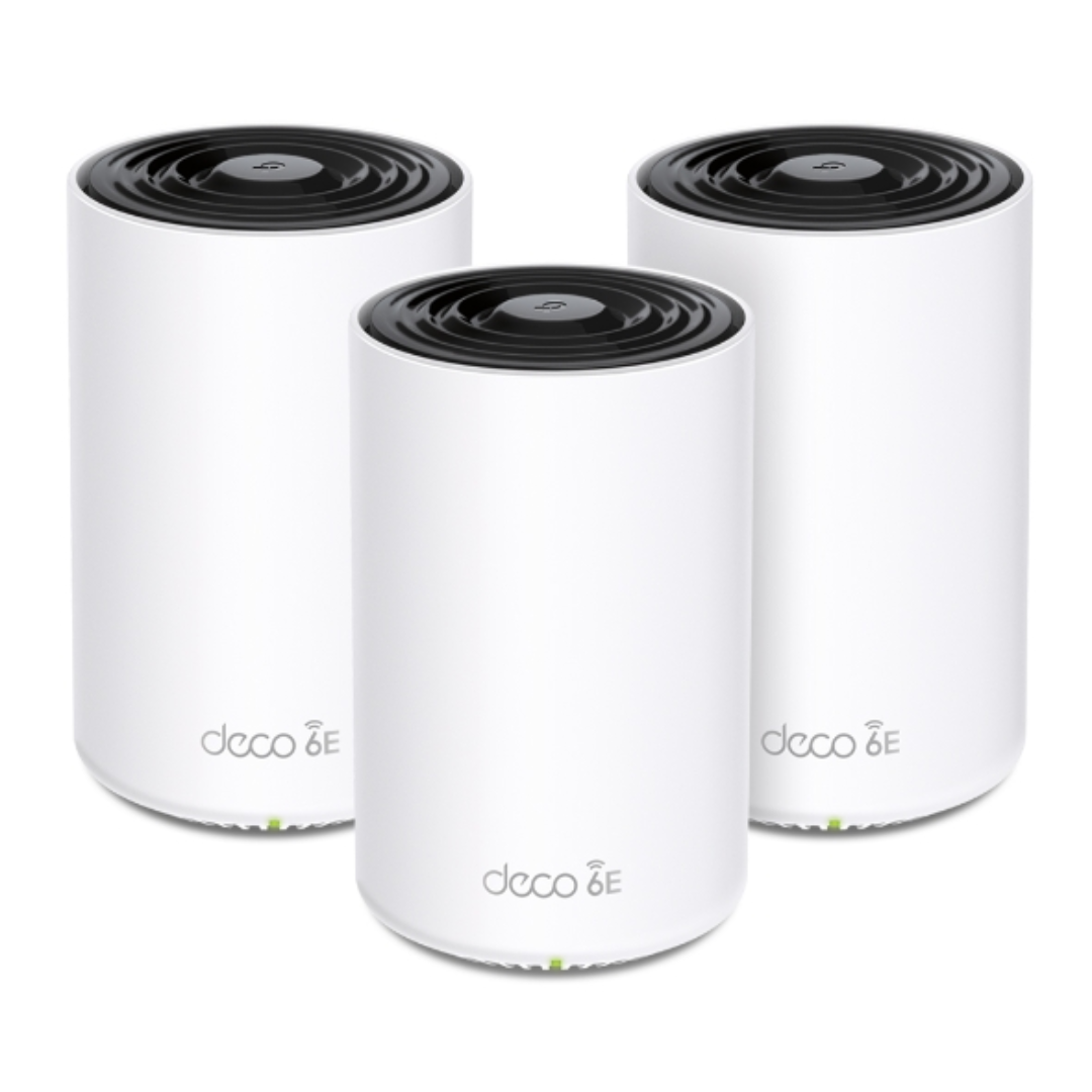 Routers Mesh TP-LINK DECO XE75 PRO3-PACK Sistema Wi-Fi 6E Mesh Tribanda AXE5400 - Código: DECO XE75 PRO(3-PACK) | Compra en Guadalajara