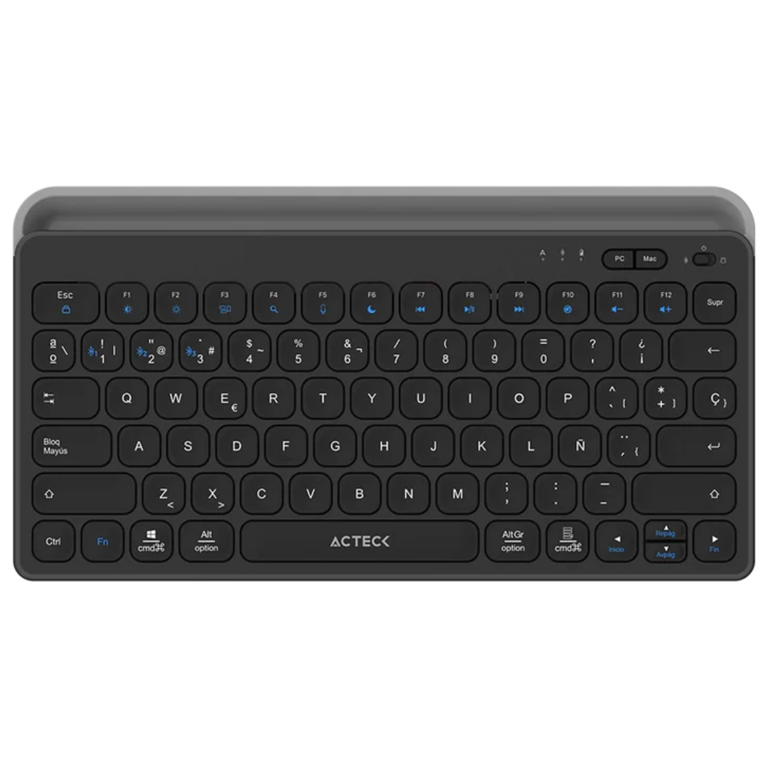 Teclados ACTECK TI737 Teclado Inalámbrico Multidispositivos AC-940122INSPIRE TREK TI737 Acteck Elite Series Bluetooth 5.1 Dongle 2.4 MHz - Acteck