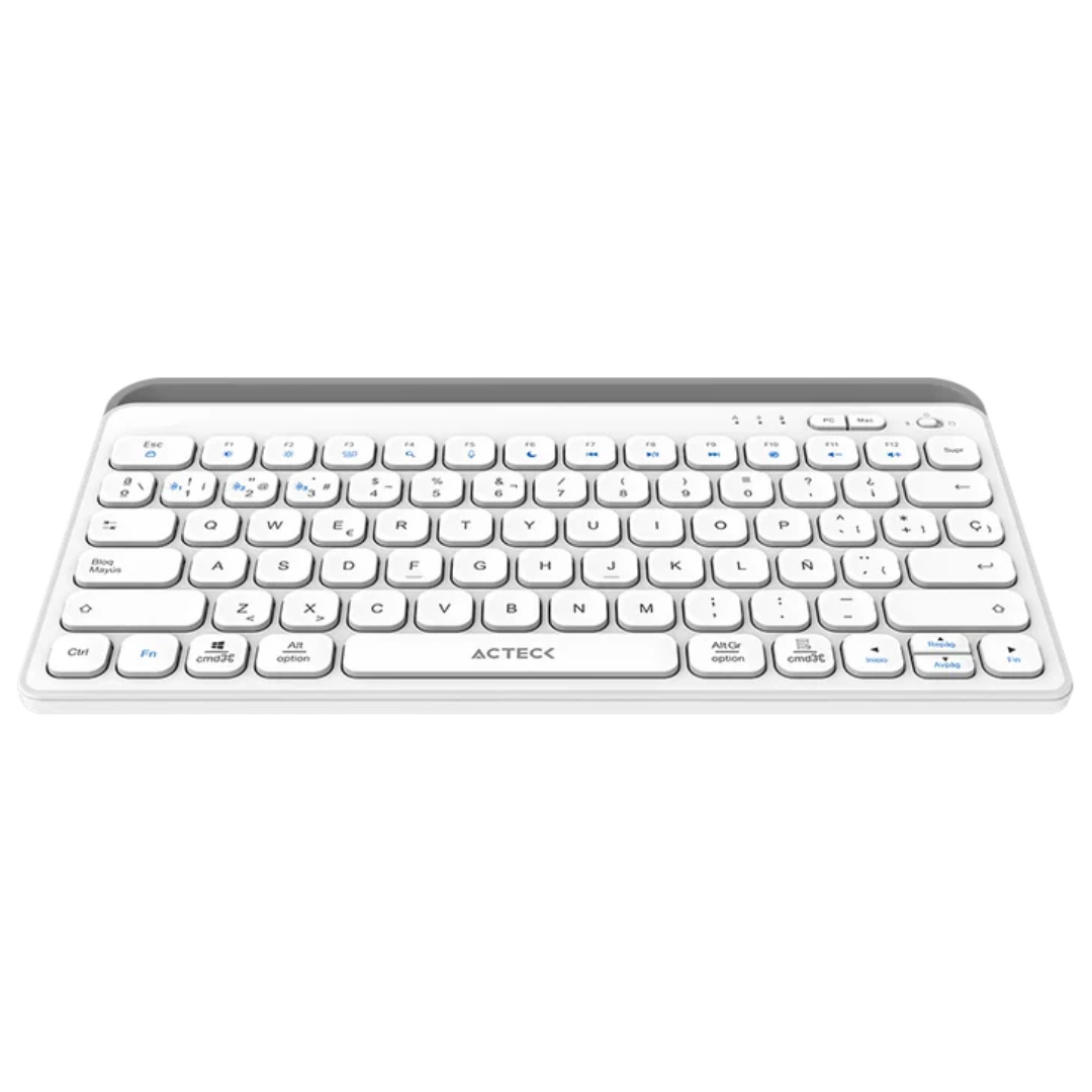 Teclados ACTECK TI737 Teclado Inalámbrico Multidispositivos AC-940139 INSPIRE TREK TI737 Acteck Elite Series Bluetooth 5.1 Dongle 2.4 MHz - Acteck