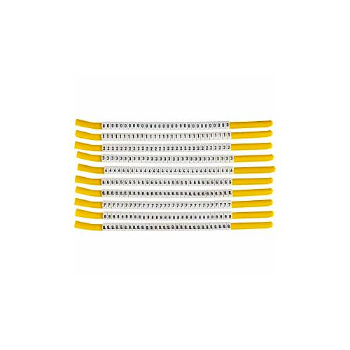 CLIP SLEEVE WIRE MARKERS COMBO PACKS - LEGEND 0-9 - SCNC-18 - Null