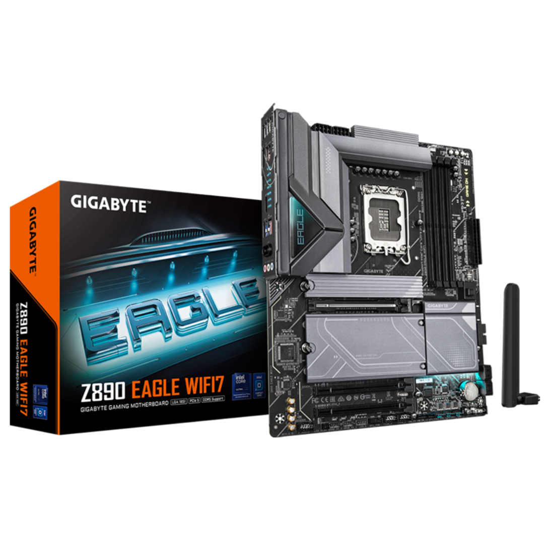 Tarjeta madre Gigabyte Z890 Eagle X WIFI7 socket 1851 Series 2 4xDDR5 DP ATX - Código: Z890 EAGLE WIFI7 | Compra en Guadalajara